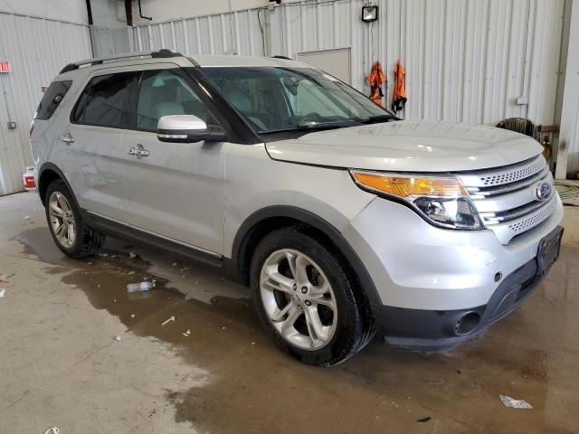 1FM5K7F81FGA56188 - 2015 FORD EXPLORER LIMITED SILVER photo 4