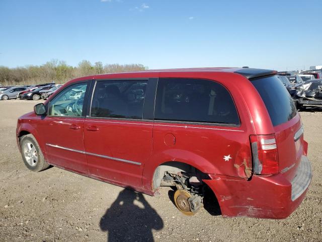 2D8HN54P78R835444 - 2008 DODGE GRAND CARA SXT RED photo 2