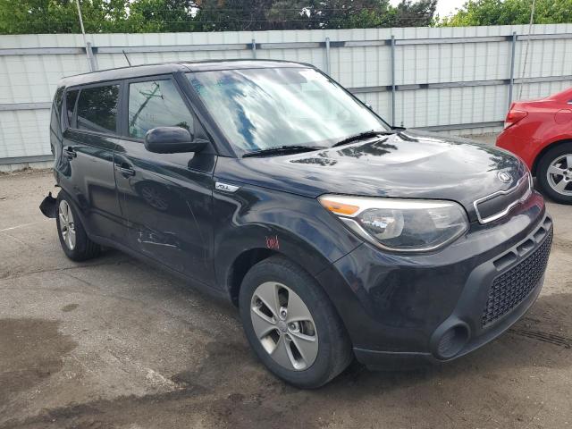 KNDJN2A26F7813313 - 2015 KIA SOUL BLACK photo 4