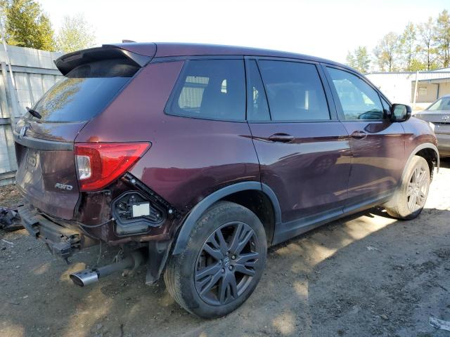 5FNYF8H56LB011655 - 2020 HONDA PASSPORT EXL Bordo foto 3