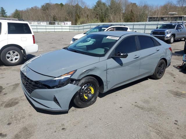 KMHLM4AG6NU259351 - 2022 HYUNDAI ELANTRA SEL GRAY photo 1