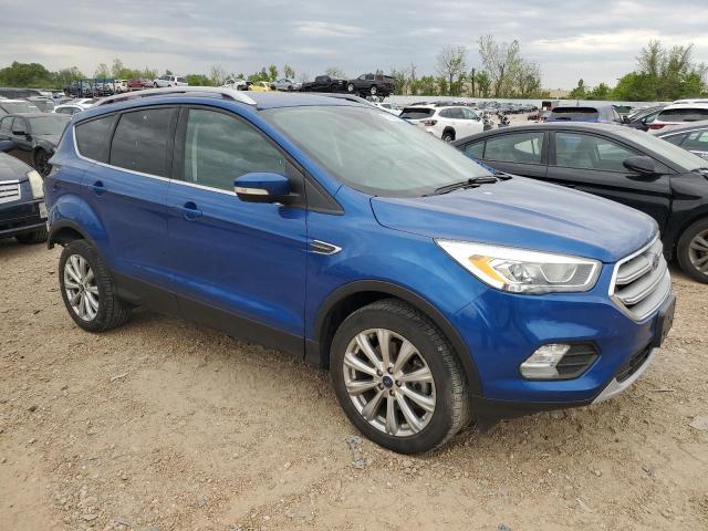 1FMCU9J9XHUE87985 - 2017 FORD ESCAPE TITANIUM BLUE photo 4