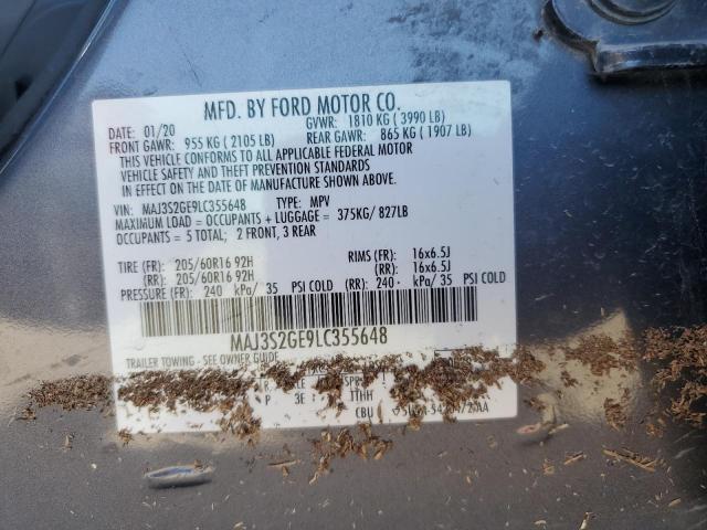 MAJ3S2GE9LC355648 - 2020 FORD ECOSPORT SE 灰色 照片 14