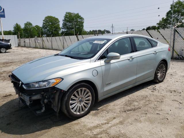 3FA6P0SU9DR351362 - 2013 FORD FUSION TITANIUM PHEV GREEN photo 1