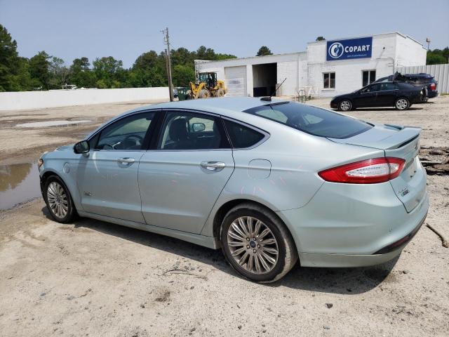 3FA6P0SU9DR351362 - 2013 FORD FUSION TITANIUM PHEV GREEN photo 2