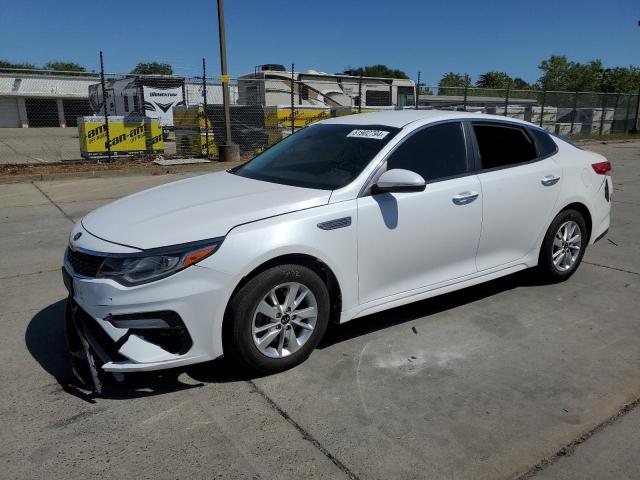 5XXGT4L35KG275044 - 2019 KIA OPTIMA LX WHITE photo 1