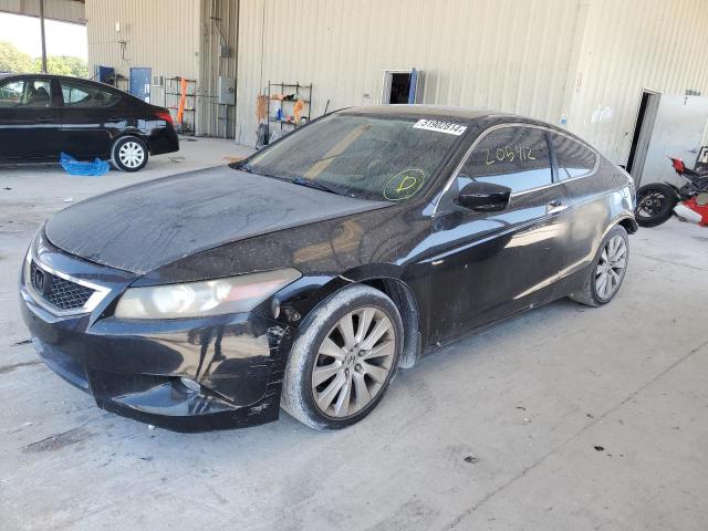 1HGCS22838A013404 - 2008 HONDA ACCORD EXL BLACK photo 1