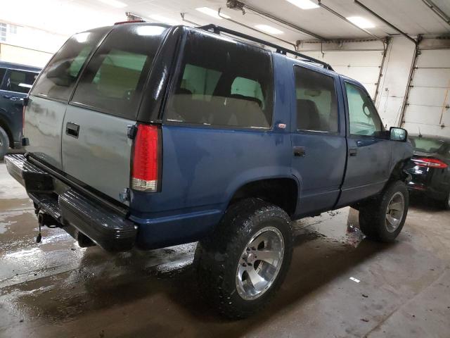 1GNEK13R7TJ403091 - 1996 CHEVROLET TAHOE K1500 BLUE photo 3