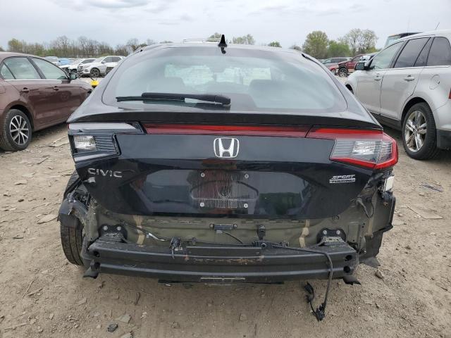 19XFL1H80NE005800 - 2022 HONDA CIVIC SPORT TOURING შავი ფოტო 6