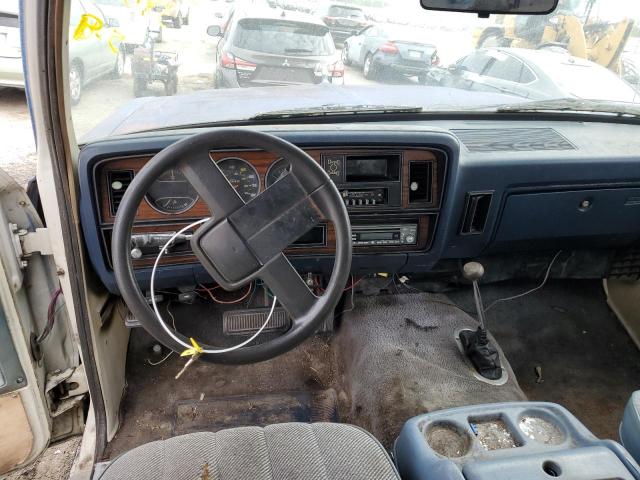 1B4GW12TXFS647624 - 1985 DODGE RAMCHARGER AW-100 BLUE photo 8