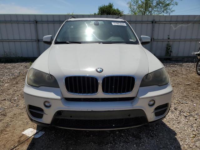 5UXZV4C5XBL409789 - 2011 BMW X5 XDRIVE35I WHITE photo 5