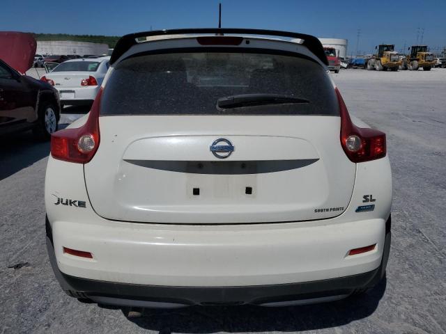 JN8AF5MR0DT204444 - 2013 NISSAN JUKE S WHITE photo 6