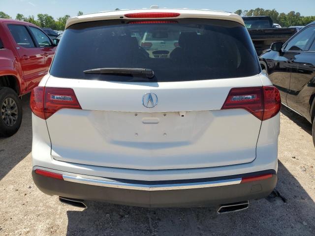 2HNYD2H20CH505507 - 2012 ACURA MDX WHITE photo 6