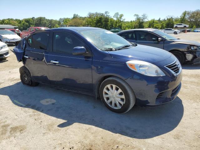 3N1CN7AP0DL870166 - 2013 NISSAN VERSA S BLUE photo 4