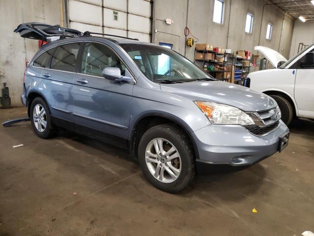 5J6RE4H76BL099923 - 2011 HONDA CR-V EXL BLUE photo 4