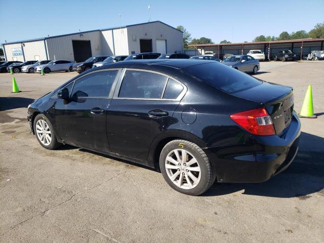 2HGFB2F93CH542197 - 2012 HONDA CIVIC EXL 黑色 照片 2
