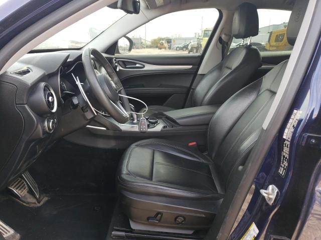 ZASFAKPN6J7B85515 - 2018 ALFA ROMEO STELVIO SPORT ლურჯი ფოტო 7