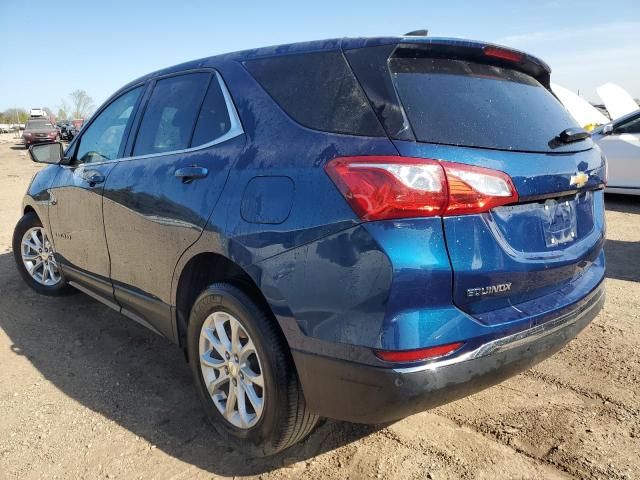 2GNAXKEV7L6131302 - 2020 CHEVROLET EQUINOX LT BLUE photo 2