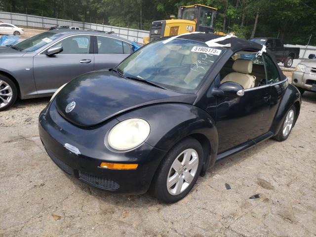 3VWPF31Y87M400038 - 2007 VOLKSWAGEN NEW BEETLE CONVERTIBLE BLACK photo 1