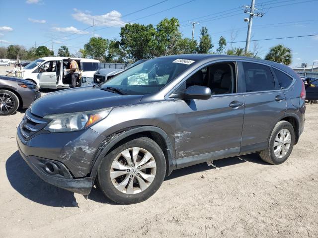 JHLRM3H53CC000402 - 2012 HONDA CR-V EX GRAY photo 1