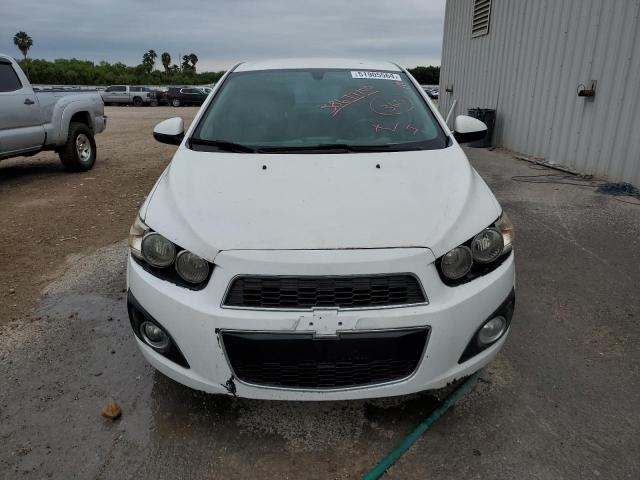 1G1JE5SB1F4112351 - 2015 CHEVROLET SONIC LTZ WHITE photo 5