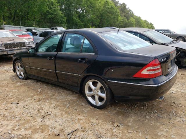 WDBRF52H46E019957 - 2006 MERCEDES-BENZ C 230 BLACK photo 2