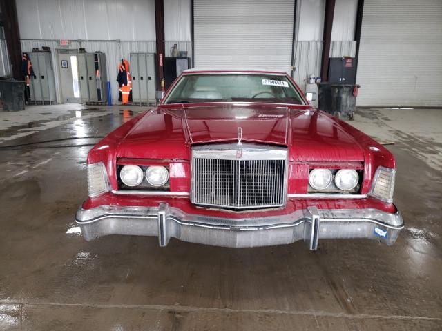 5Y89A818389 - 1975 LINCOLN CONTINENTA RED photo 5