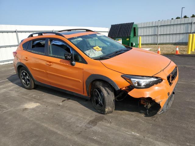 JF2GTACC0JH240879 - 2018 SUBARU CROSSTREK PREMIUM ORANGE photo 4