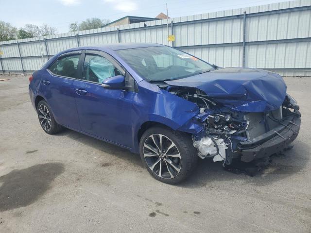 2T1BURHE8HC842295 - 2017 TOYOTA COROLLA L Azul foto 4