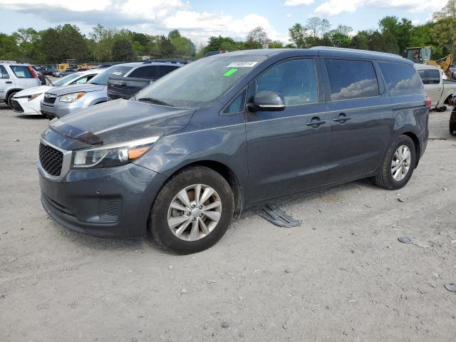 KNDMB5C14H6324669 - 2017 KIA SEDONA LX BLUE photo 1