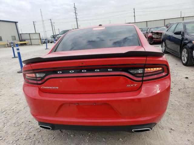 2C3CDXBG0JH169960 - 2018 DODGE CHARGER SXT RED photo 6