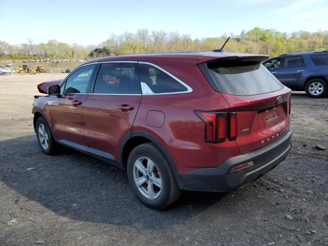 5XYRGDLCXMG070010 - 2021 KIA SORENTO LX RED photo 2