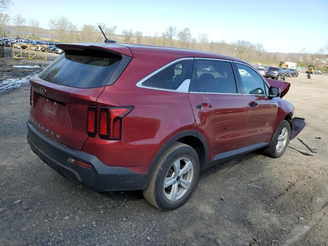 5XYRGDLCXMG070010 - 2021 KIA SORENTO LX RED photo 3