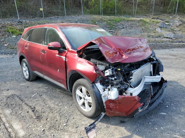 5XYRGDLCXMG070010 - 2021 KIA SORENTO LX RED photo 4