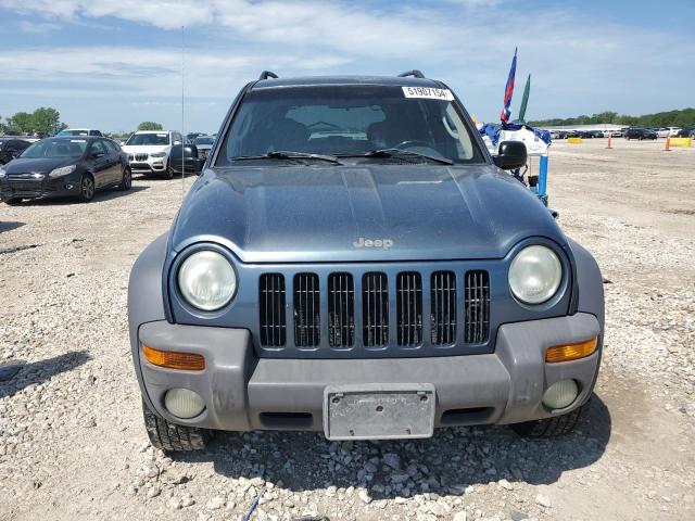 1J4GL48K72W282859 - 2002 JEEP LIBERTY SPORT BLUE photo 5