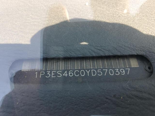 1P3ES46C0YD570397 - 2000 PLYMOUTH NEON BASE 绿色 照片 12