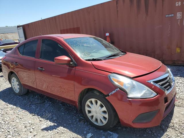 3N1CN7AP0KL818596 - 2019 NISSAN VERSA S RED photo 4