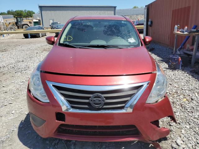 3N1CN7AP0KL818596 - 2019 NISSAN VERSA S RED photo 5