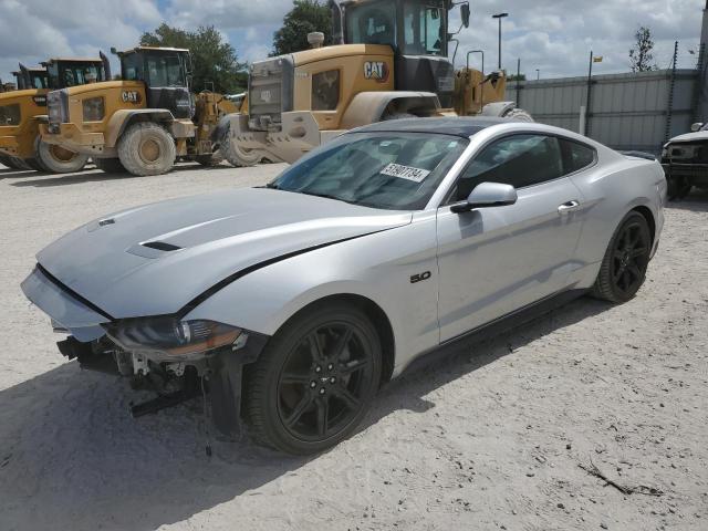 1FA6P8CF4J5162292 - 2018 FORD MUSTANG GT SILVER photo 1