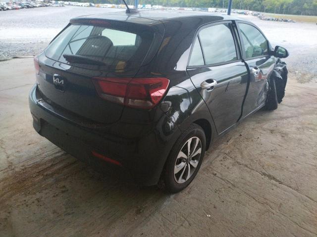 3KPA25ADXNE468779 - 2022 KIA RIO S BLACK photo 4