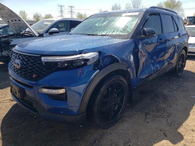 1FM5K8GC1LGB39737 - 2020 FORD EXPLORER ST BLUE photo 1