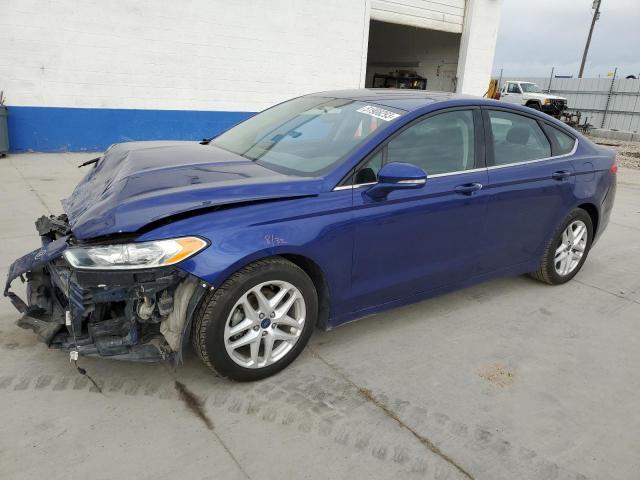 3FA6P0H75GR211895 - 2016 FORD FUSION SE BLUE photo 1