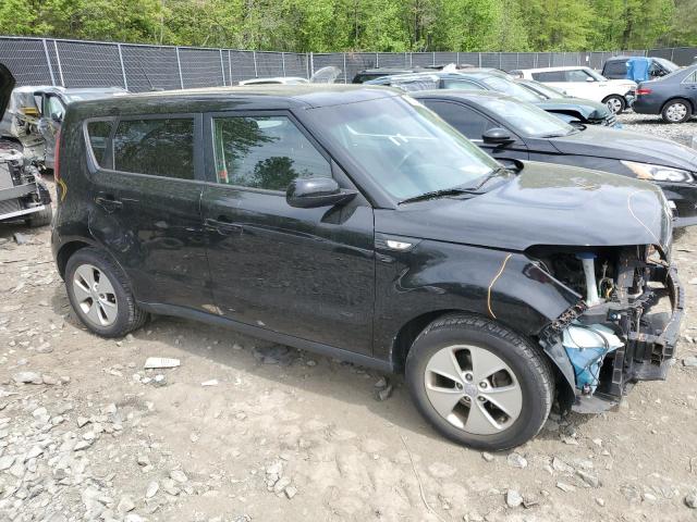 KNDJN2A29E7020280 - 2014 KIA SOUL BLACK photo 4