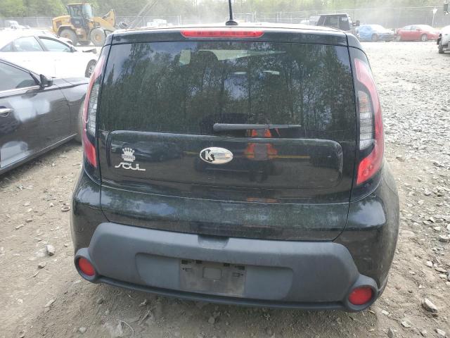 KNDJN2A29E7020280 - 2014 KIA SOUL BLACK photo 6