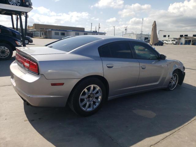 2B3CL3CG6BH549989 - 2011 DODGE CHARGER SILVER photo 3