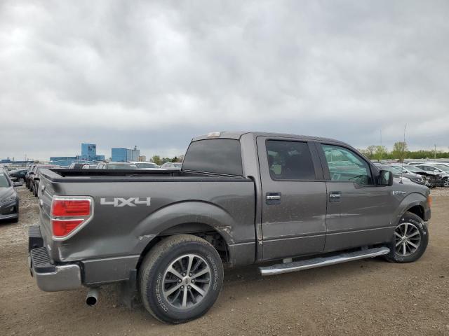 1FTFW1EF6CFC96834 - 2012 FORD F150 SUPERCREW GRAY photo 3