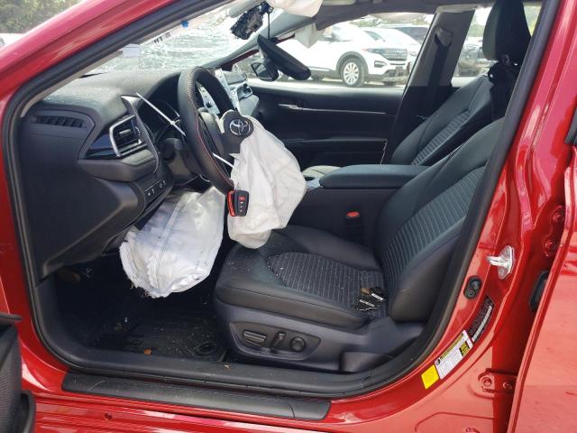 4T1T11AK2RU195021 - 2024 TOYOTA CAMRY SE NIGHT SHADE RED photo 7