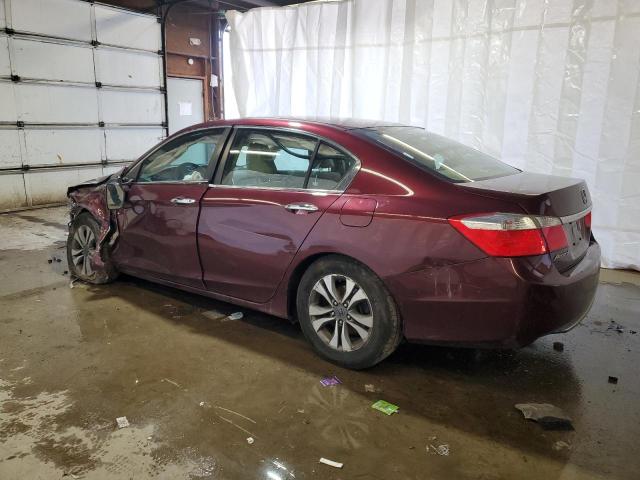 1HGCR2F33DA179734 - 2013 HONDA ACCORD LX BURGUNDY photo 2