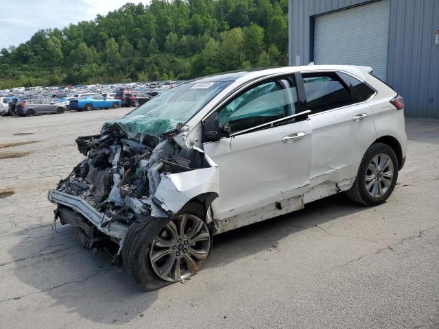 2FMPK4K92LBA94375 - 2020 FORD EDGE TITANIUM WHITE photo 1