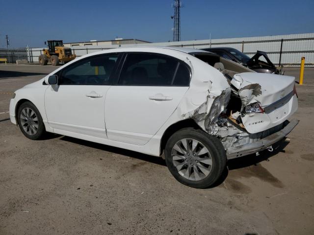 2HGFA16819H330296 - 2009 HONDA CIVIC EX WHITE photo 2